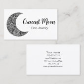 クレセントムーンジュエリーメーカー 名刺 (正面/裏面)