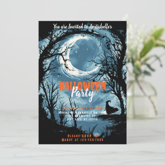 クレセントムーンスカイウィッチスターズハローウィンパーティ 招待状 (スタンド正面)