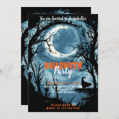クレセントムーンスカイウィッチスターズハローウィンパーティ 招待状 (正面/裏面)