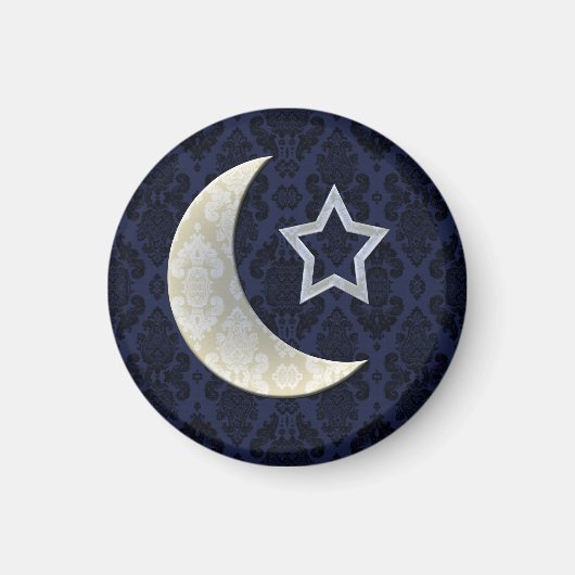 クレセントムーンダマスクゴシック マグネット (正面)