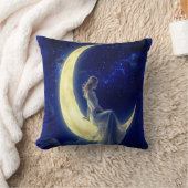 クレセントムーンドリーマー装飾用クッション クッション (ブランケット)
