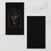 クレセントムーンバラオカルト魔法ウィッカ 名刺 (正面/裏面)