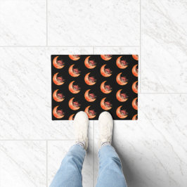 クレセントムーンマッシュルームコテージコーリーモビノミコロジー ドアマット