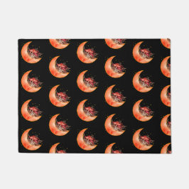 クレセントムーンマッシュルームコテージコーリーモビノミコロジー ドアマット