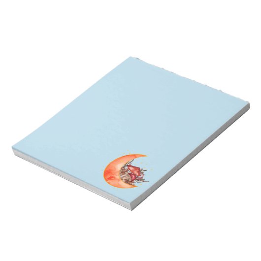 クレセントムーンマッシュルームコテージコーリーモビノミコロジー ノートパッド (回転)