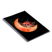 クレセントムーンマッシュルームコテージコーリーモビノミコロジー ノートブック (右側)