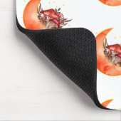 クレセントムーンマッシュルームコテージコーリーモビノミコロジー マウスパッド (コーナー)