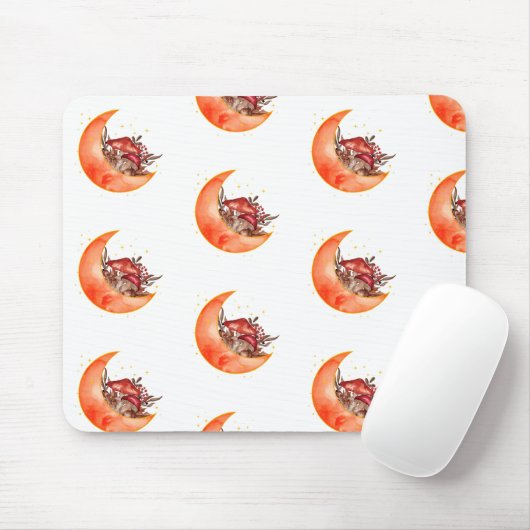 クレセントムーンマッシュルームコテージコーリーモビノミコロジー マウスパッド (マウス)