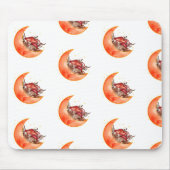 クレセントムーンマッシュルームコテージコーリーモビノミコロジー マウスパッド (正面)