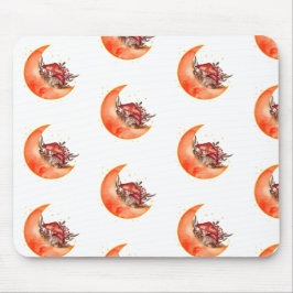 クレセントムーンマッシュルームコテージコーリーモビノミコロジー マウスパッド