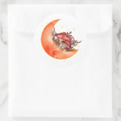 クレセントムーンマッシュルームコテージコーリーモビノミコロジー ラウンドシール (バッグ)