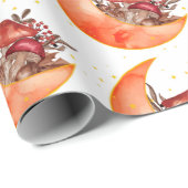 クレセントムーンマッシュルームコテージコーリーモビノミコロジー ラッピングペーパー (ロールコーナー)