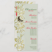 クレセントムーンミスタントーフェスティバルクリスマスディナー メニュー (正面/裏面)