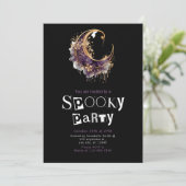 クレセントムーンミニマルハローウィンパーティ 招待状 (スタンド正面)