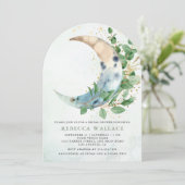 クレセントムーンユーカリプタアーチブライダルシャワー 招待状 (スタンド正面)