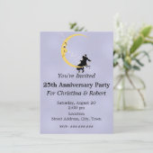 クレセントムーン顔スターズカップル記念日25日 招待状 (スタンド正面)