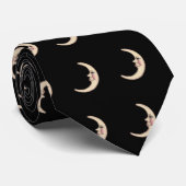 クレセントムーン顔バイシャロンシャーペ ネクタイ (ロール)