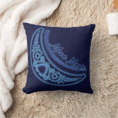 クレセントムーン魔法スターズシアルミッドナイトブルー クッション (ブランケット)