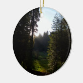 クレセントメドウモーニングアットセコイア国立公園 セラミックオーナメント (左)