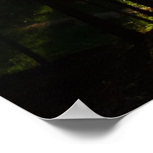 クレセントメドウモーニングアットセコイア国立公園 ポスター (角)