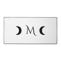 クレセントモダンムーンズホワイトとブラックモノグラム