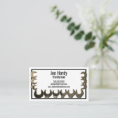 クレセントレンチのフレーム手作りビルダーホーム修理 名刺 (スタンド正面)