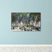 クレセント公園の景色 キャンバスプリント (インサイチュ (ウッドフロア))