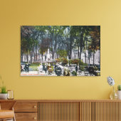 クレセント公園の景色 キャンバスプリント (インサイチュ (リビング))