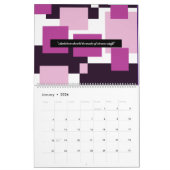 クレセント新しいデザインカラフルクォートShakespeare カレンダー (1月 2026)