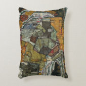 クレセント・オブ・ハウシズII、アイランド・タウンby Egon Schiele アクセントクッション (正面(垂直))
