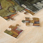 クレセント・オブ・ハウジズII、アイランド・タウン（島の町） by エゴン・シーレ ジグソーパズル (側面)