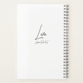 クレセント・ドラゴン・ジャーナル ノートブック (裏面)