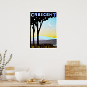 クレセント・ニューヨークからニューオーリンズ・ヴィンテージ・トラベル ポスター (キッチン)
