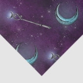 クレセント・ムーン・アンド・スタッフオン・パープル・デコパージュ 薄葉紙 (詳細)