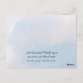 クレセント・ワシントン湖 ポストカード (裏面)