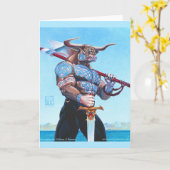 クレタの大田狼男 カード (黄色い花)