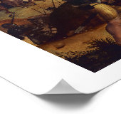 クレタの王ミノスによるアテネの敗北 ポスター (角)