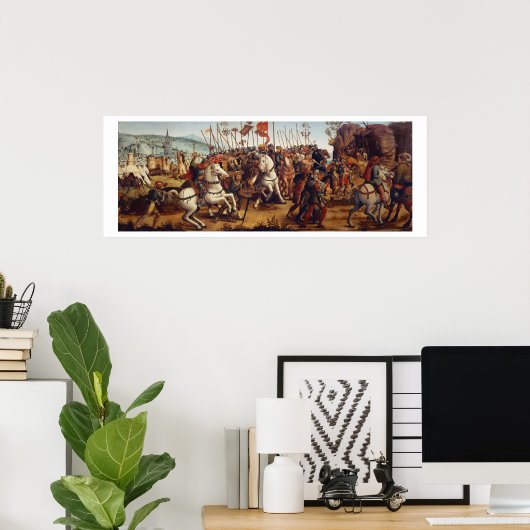 クレタの王ミノスによるアテネの敗北 ポスター (ホームオフィス)