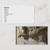 クレタのBull、シリーズの1を戦うヘラクレス 名刺 (正面/裏面)