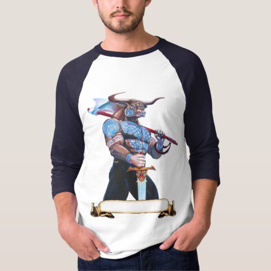 クレタのDaedalus Minotaur Tシャツ (正面)