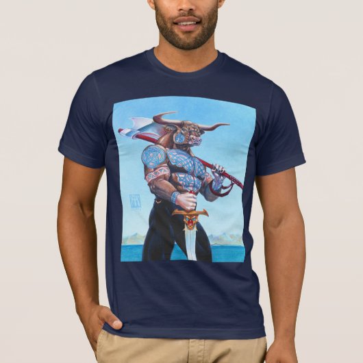 クレタのDaedalus Minotaur Tシャツ (正面)