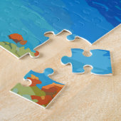 クレタギリシャントラベルアートヴィンテージ ジグソーパズル (側面)