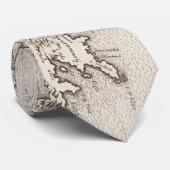 クレタギリシャ(1680年)のヴィンテージの地図 ネクタイ (ロール)