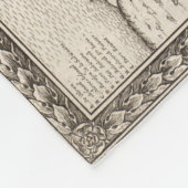 クレタギリシャ(1680年)のヴィンテージの地図 フリースブランケット (角)