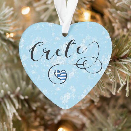 クレタハート国旗、ギリシャ、クレタン オーナメント (ツリー)