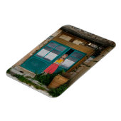 クレタンガール壁画マグネット マグネット (左側)