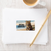 クレタンワイルドキャットオンビーチ ラベル (インサイチュ)