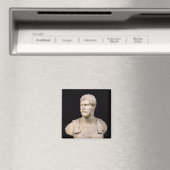 クレタ島で発見されたハドリアン皇帝の胸像 マグネット (インサイチュ (食洗機))