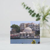 クレタ島の内港ハニア ポストカード (スタンド正面)