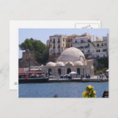 クレタ島の内港ハニア ポストカード (正面/裏面)